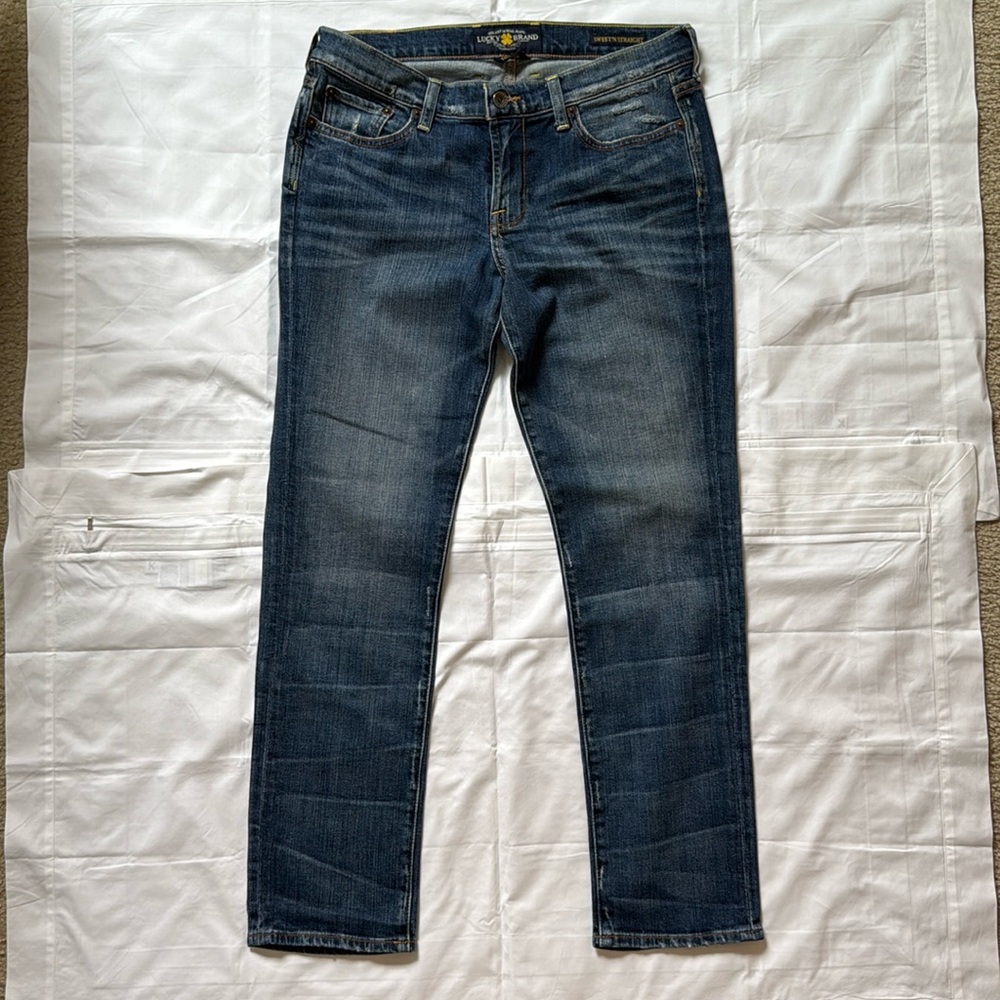 Women’s Lucky Brand Sweet N Straight Jeans, Size 10/30